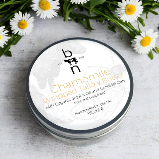 Unscented - Chamomile Whipped Tallow Face Butter